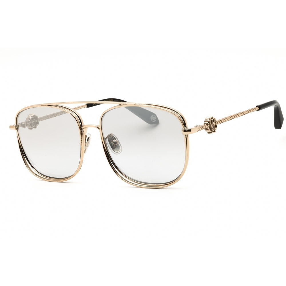 Roberto Cavalli 594172 Sunglasses Grey Gold Metal Rectangular